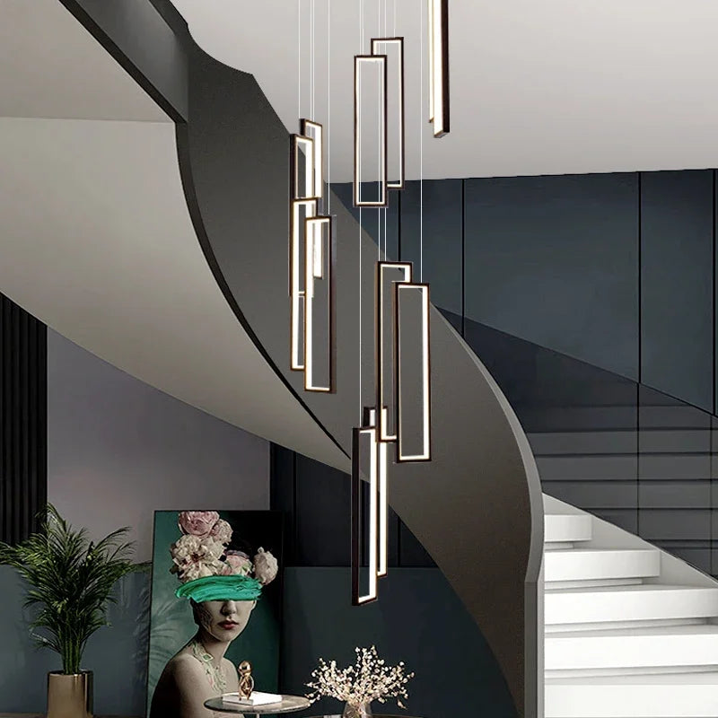 Afralia™ Black Stainless Steel Latex Pendant Light for Modern Loft Decor