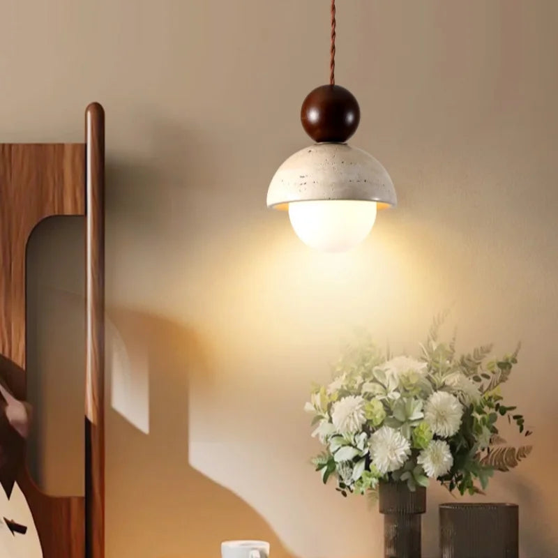 Afralia™ Yellow Travertine LED Pendant Lights - Modern Nordic Home Decor