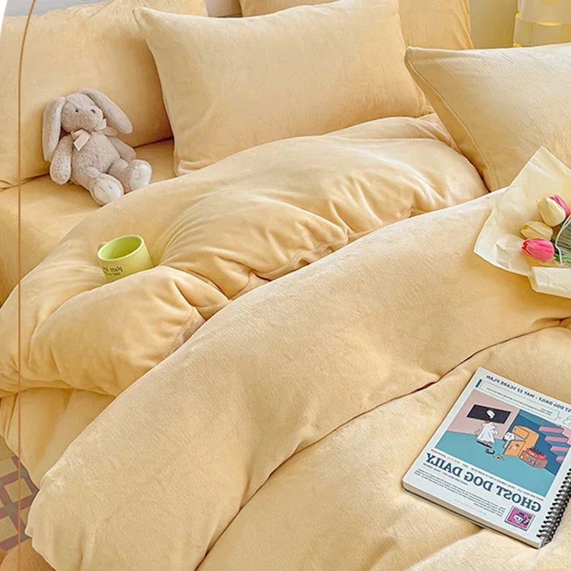 Afralia™ Winter Warmth Dual-Use Cashmere Blanket & Fleece Quilt Cover