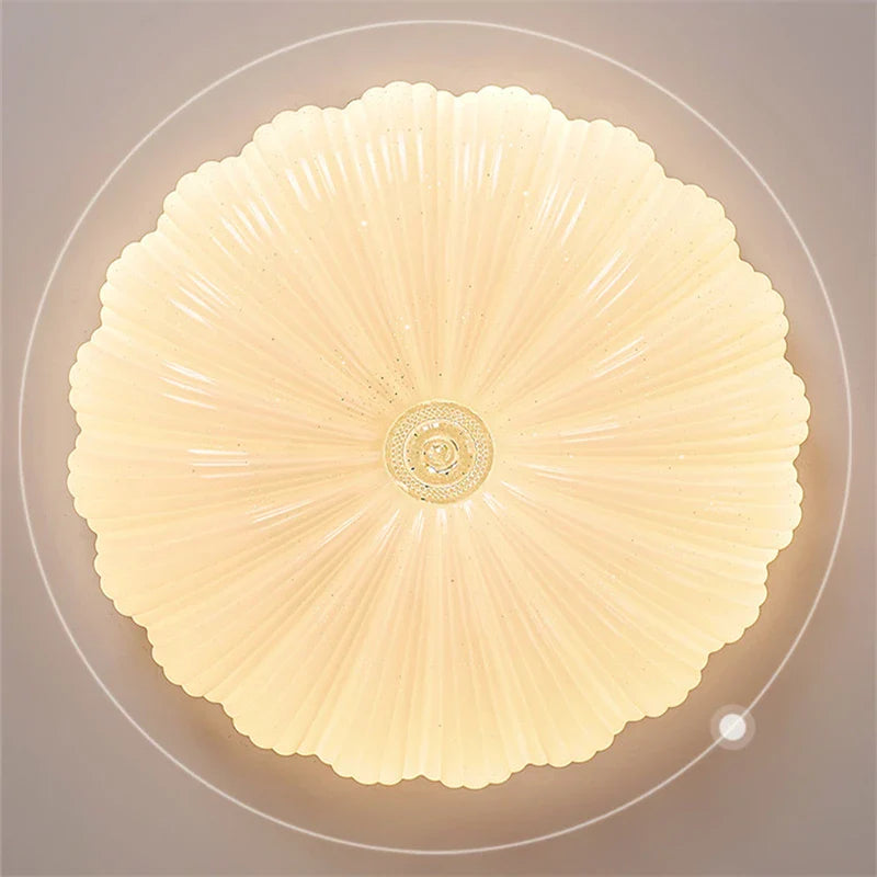 Afralia™ Round Pumpkin Ceiling Chandelier: Nordic Style LED Lighting for Living Room, Kitchen, and Restaurant