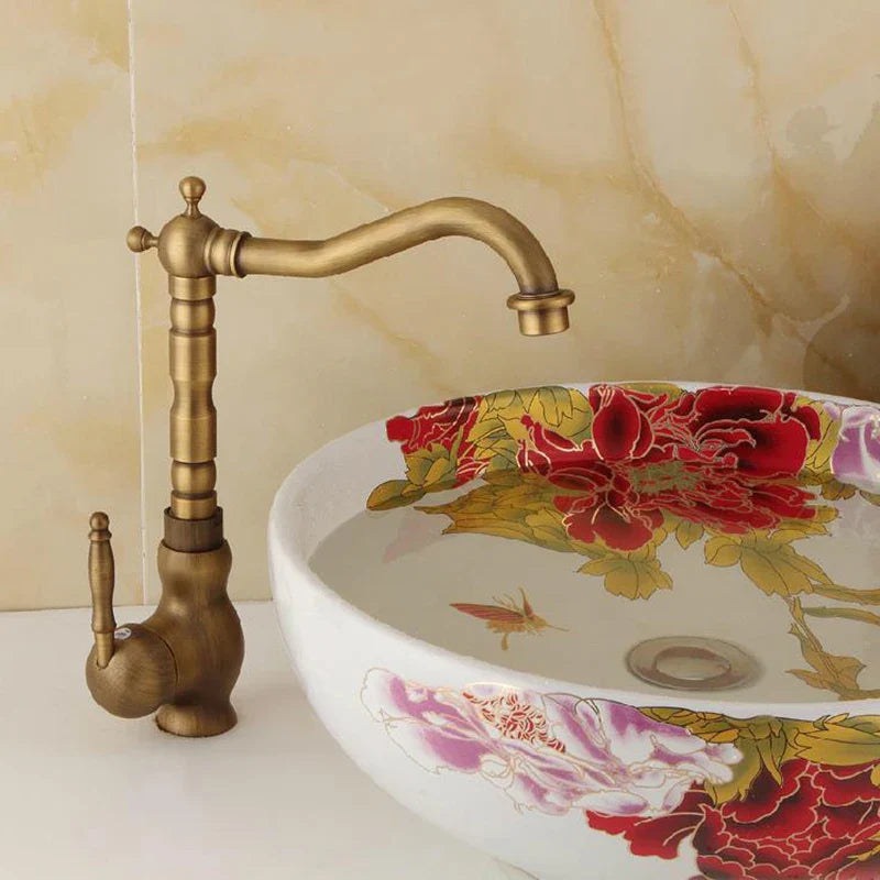 Afralia™ Basin Sink Faucet Brass Bathroom Mixer Tap Water Tap Wash Basin Mixer Taps