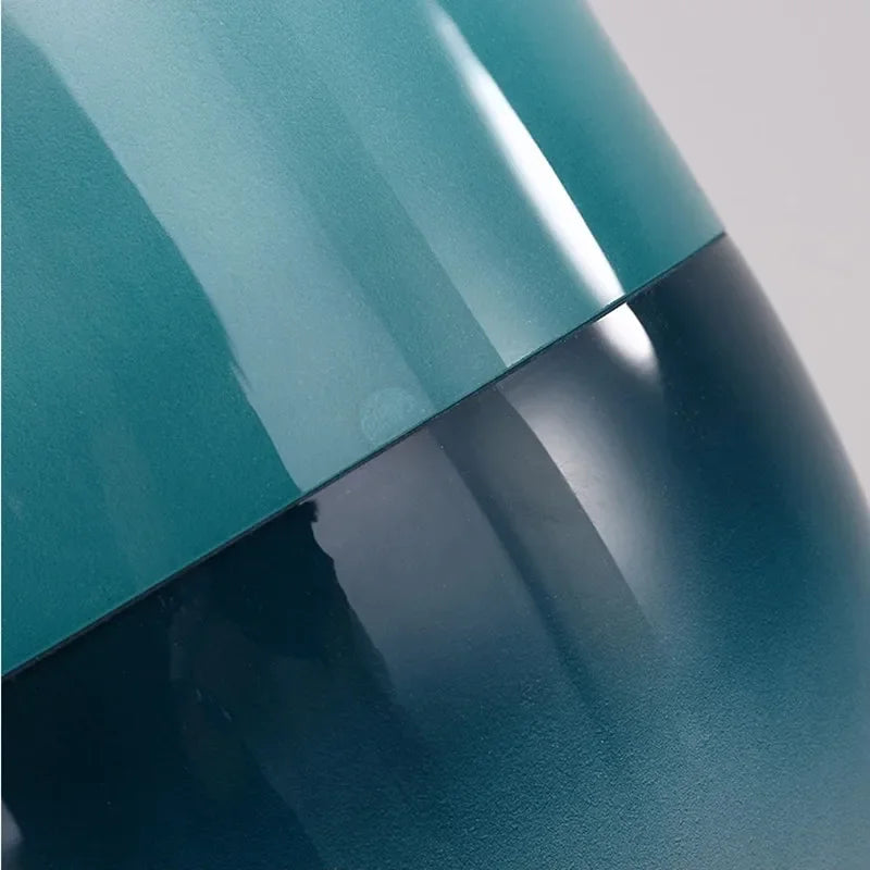 Afralia™ Nordic Blue Glass Chandelier LED Art Deco White Pendant for Dining Room & Kitchen