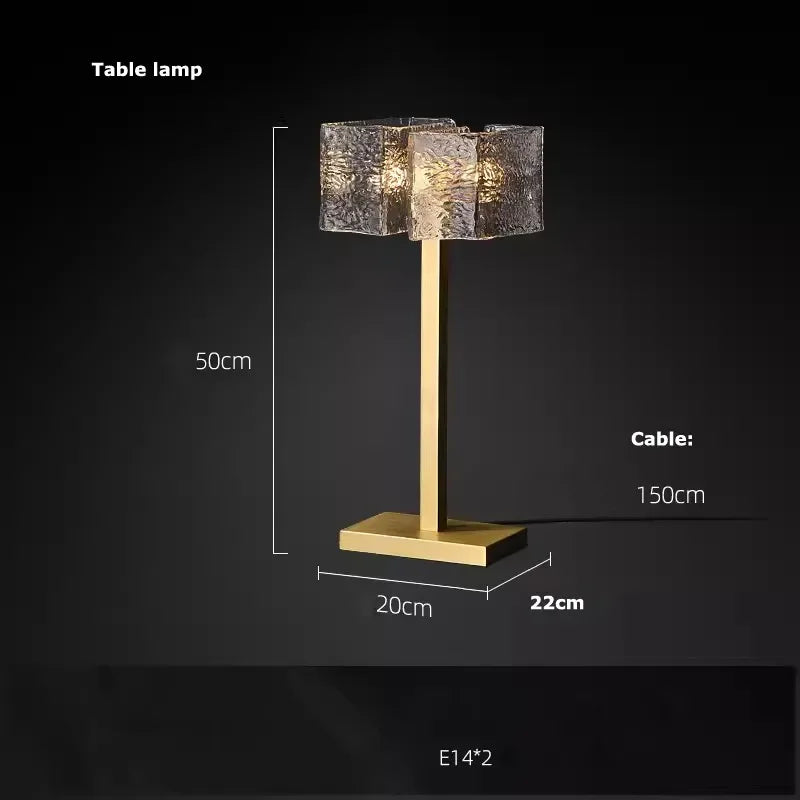 Afralia™ Water Ripples Glass Chandelier Light for Living Room Restaurant Bedroom Kitchen Island