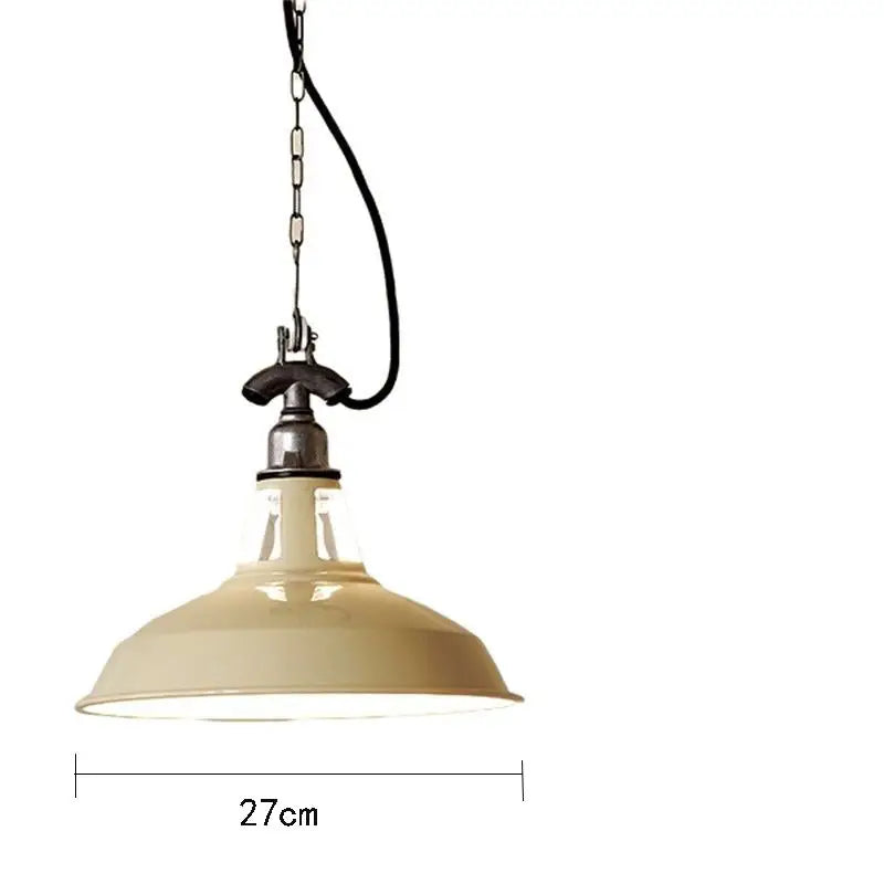 Afralia™ Vintage Industrial Style Green Lampshade for Living Room, Dining Room, and Bedroom