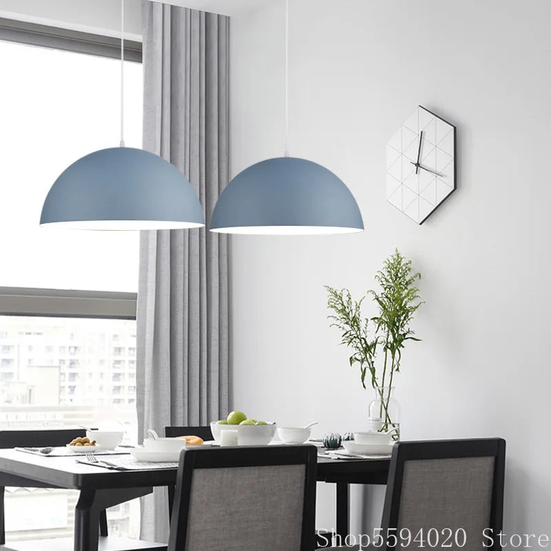 Afralia™ Iron Lustre Pendant Lights: Modern Nordic Bar Counter Hanging Lamp Fixture for Home Decor