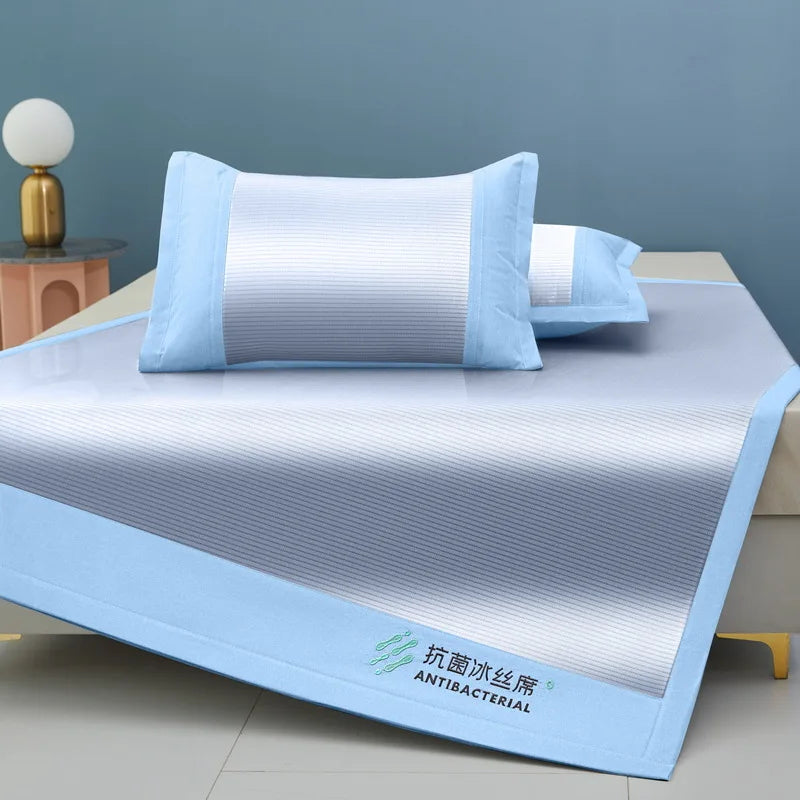 Afralia™ Cooling Sheet 3-Piece Set for Single Twin Bed - Antibacterial Ice Silk Technology