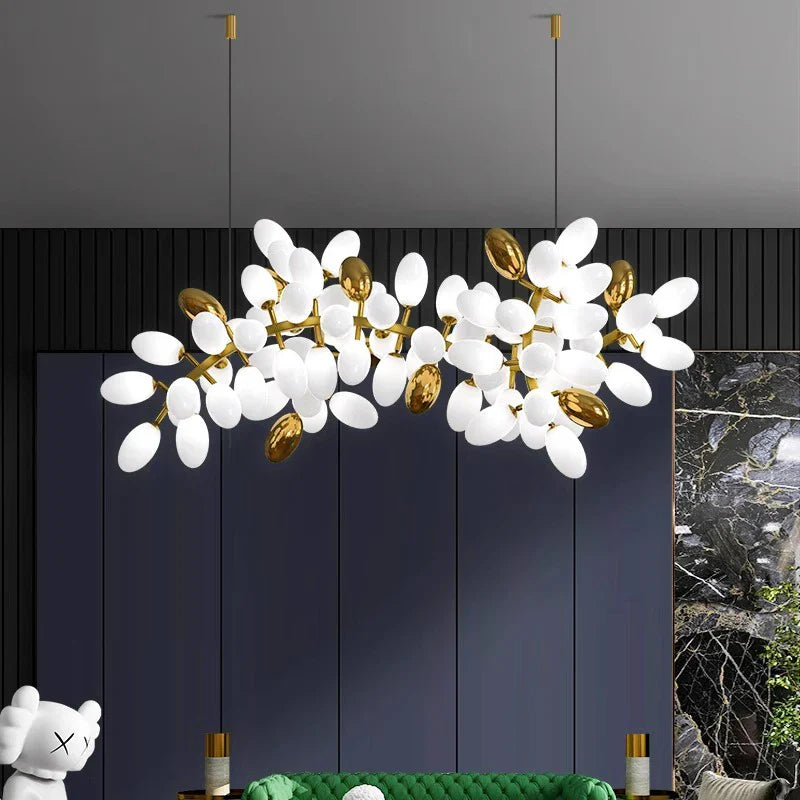 Afralia™ Modern Indoor Pendant Chandelier LED Ceiling Light Dining Room Lamp