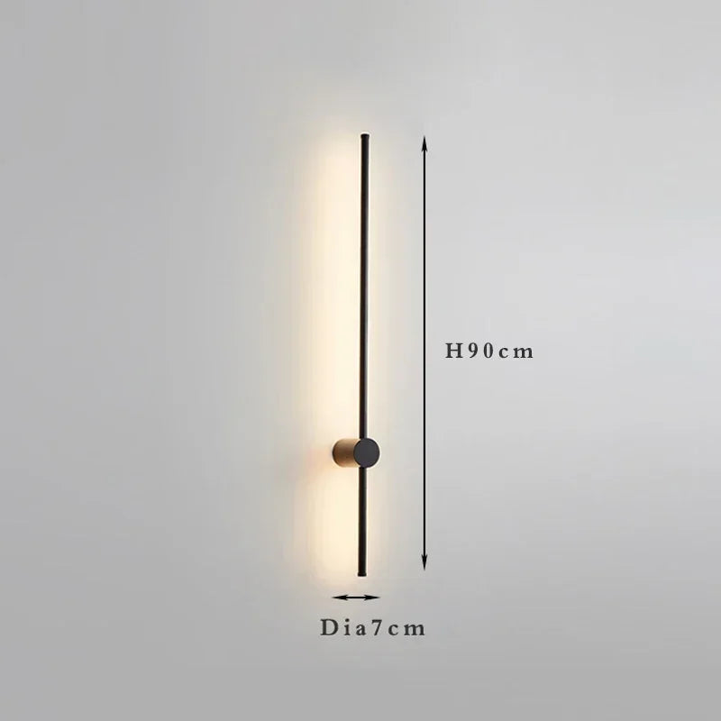 Afralia™ Modern Slim Wall Sconce & Ceiling Light for Bedroom Living Room