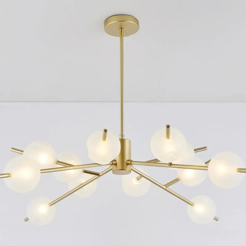 Afralia™ Magic Bean Bubble Glass Chandeliers: Modern Nordic Design for Living Room & Restaurant Lighting