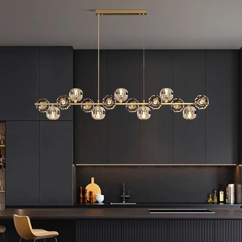 Afralia™ Modern LED Pendant Light Chandeliers for Living Room and Dining Room