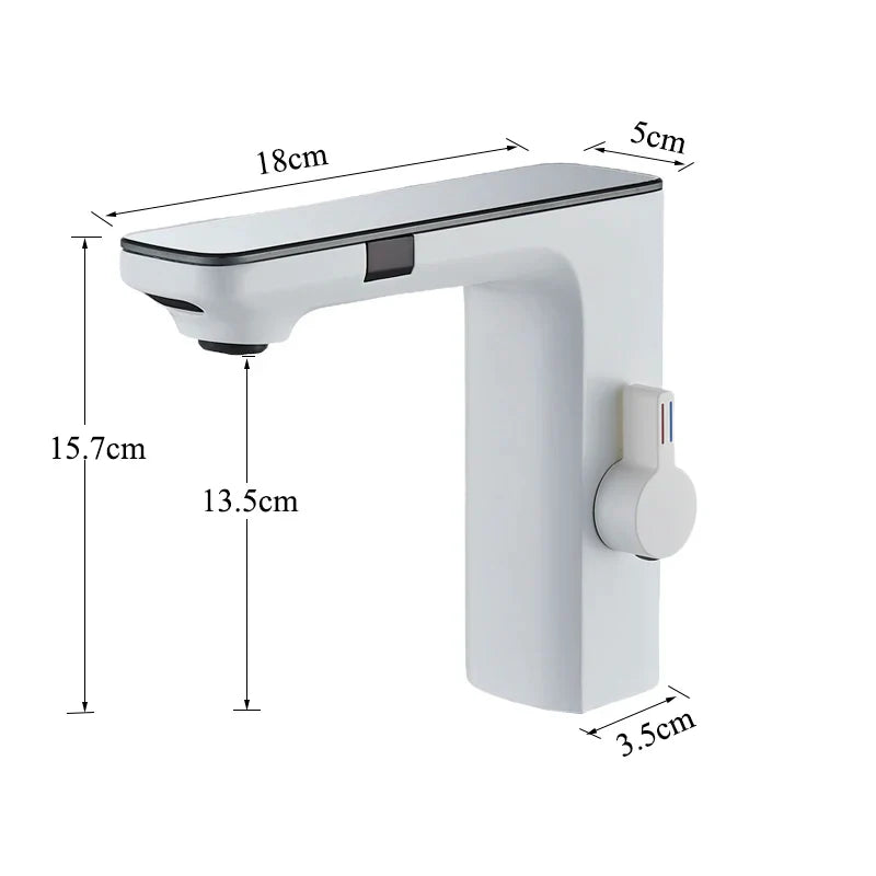 Afralia™ Smart LCD Display Basin Faucet with Temperature Sensing Feature is the new title.