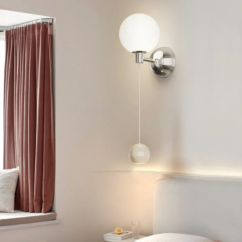 Afralia™ Modern Nordic LED Wall Lamp for Dining Room Bedroom Home Décor