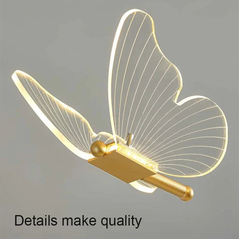 Afralia™ Butterfly LED Table Lamp for Indoor Lighting in Living Room Bedroom Restaurant