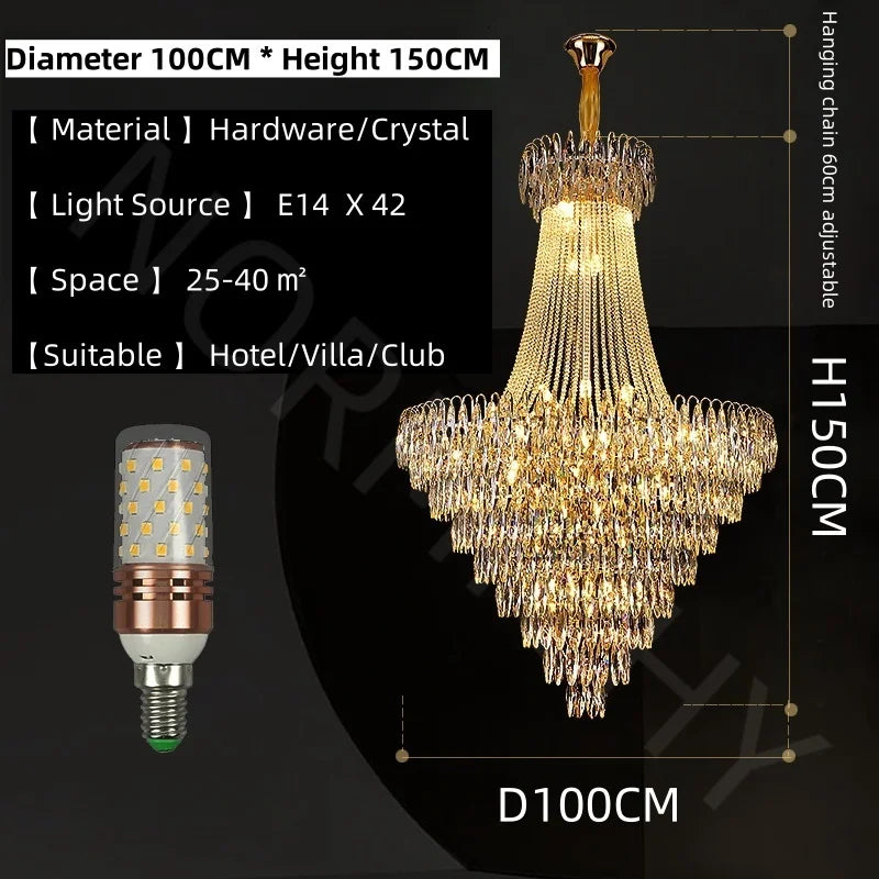 Afralia™ Crystal Chandelier for Modern Home Decor & Luxury Lighting