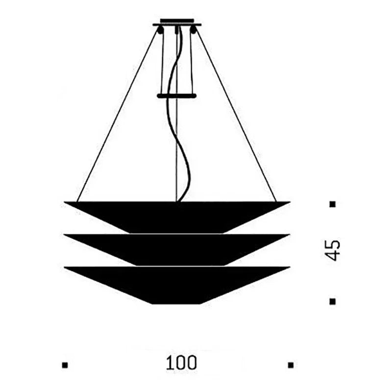 Afralia™ Nordic LED Ceiling Chandelier Pendant Light for Modern Home Decor