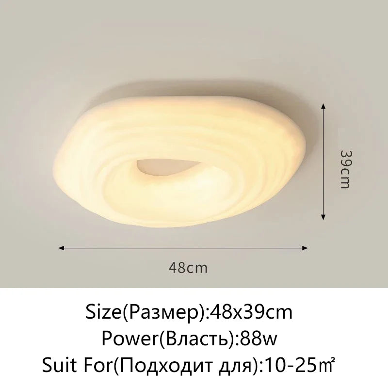Afralia™ Cloud LED Ceiling Chandelier for Modern Living Room, Bedroom, Dining Room, and Aisle Lighting.