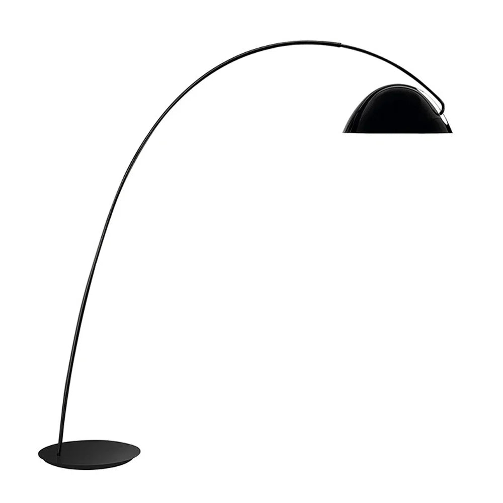 Afralia™ Aluminum Shade Black LED Floor Lamp for Living Room & Bedroom