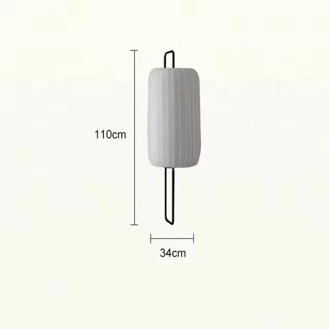 Afralia™ Japanese Style LED Floor Lamp for Living Room Bedroom Tea House