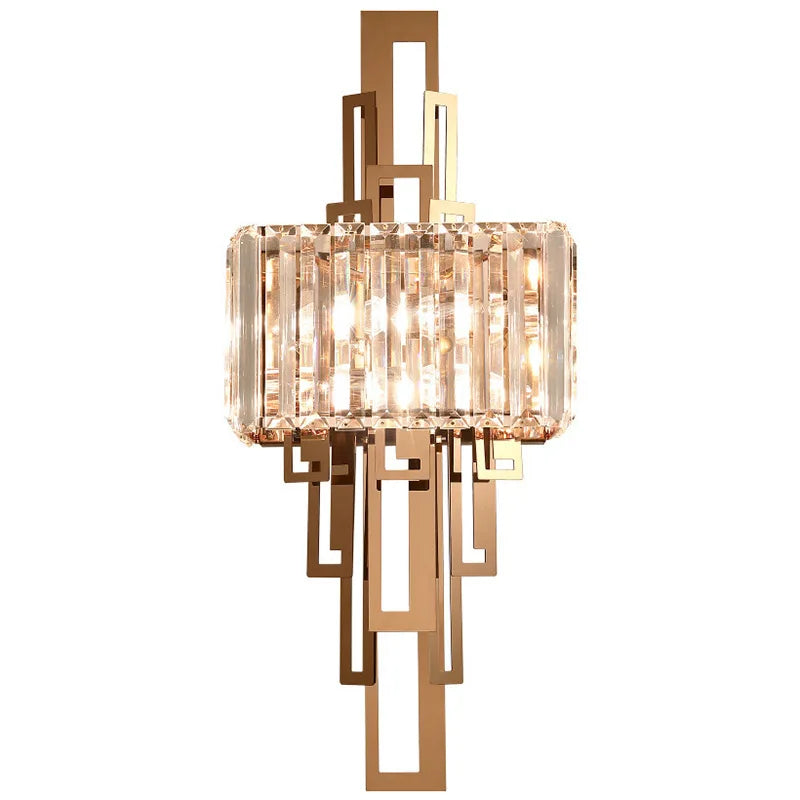 Afralia™ Crystal Wall Lamp: Modern Nordic Indoor Lighting for Living Room, Bedroom, and Staircase