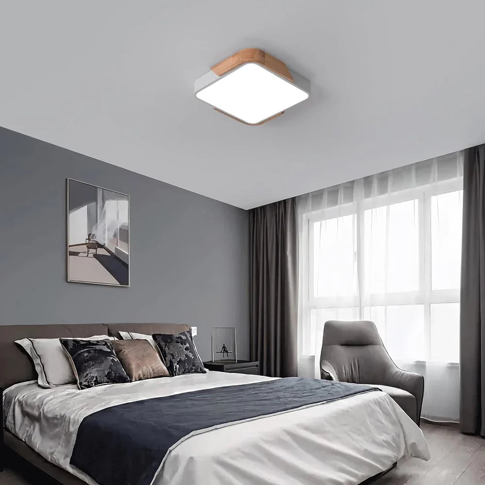Afralia™ LED Ceiling Light: Modern Bedroom Chandelier for Home Decor