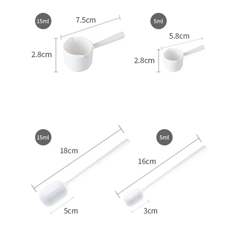 Afralia™ Coffee Scoops Set: 4 Stylish Measuring Spoons with Round Corners