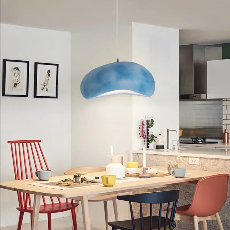 Afralia™ Minimalist Resin Pendant Light: Modern Nordic Chandelier for Restaurant and Bar Counter