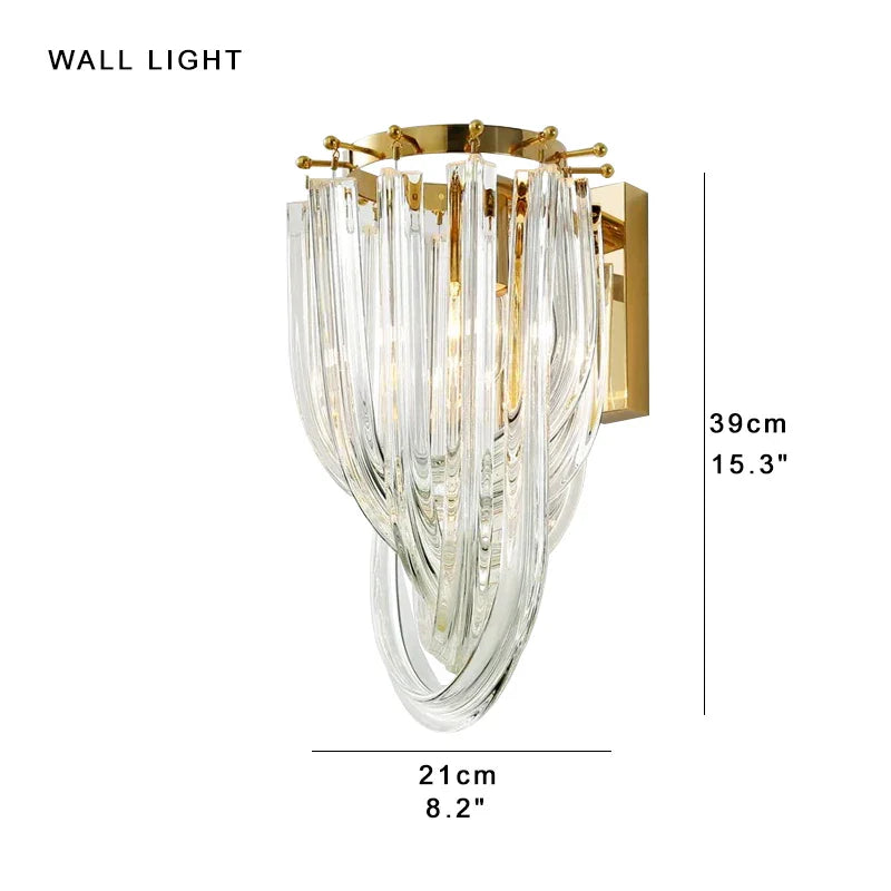 Afralia™ Crystal Glass Pendant Lights, Dimmable Modern Lighting