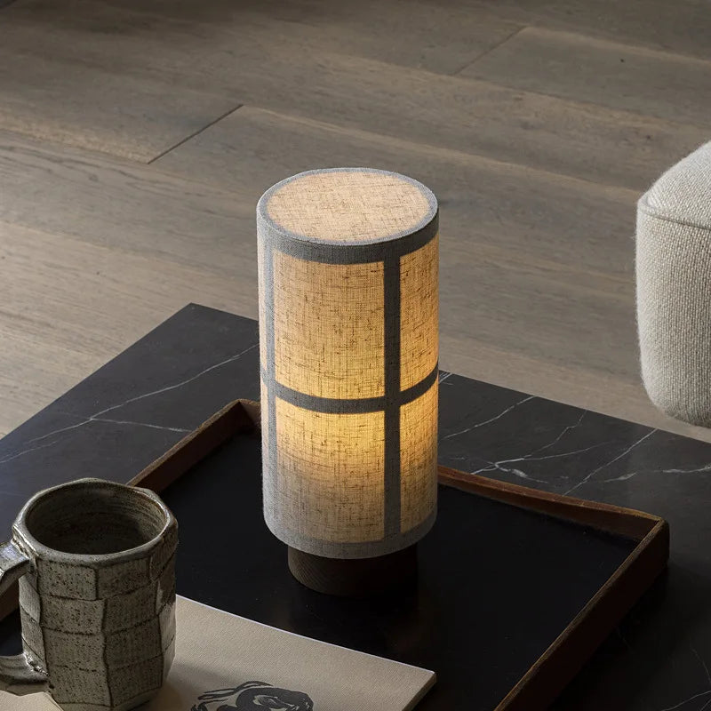 Afralia™ Zen Tea Room Table Lamp for Living Room, Study, and Bedroom