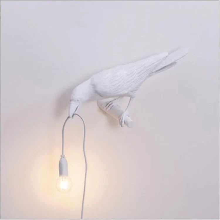 Afralia™ Lively Bird Resin Table Lamp - Home Decor Lighting for Bedroom, Living Room