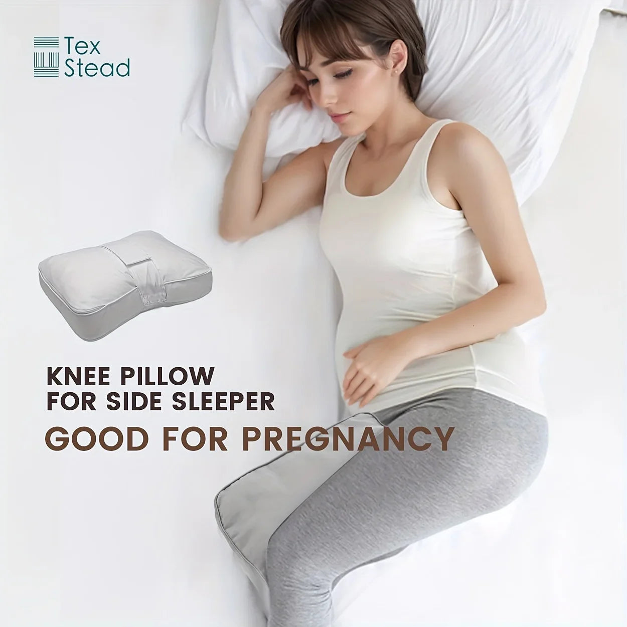 Afralia™ Orthopedic Leg Pillow for Side & Back Sleepers