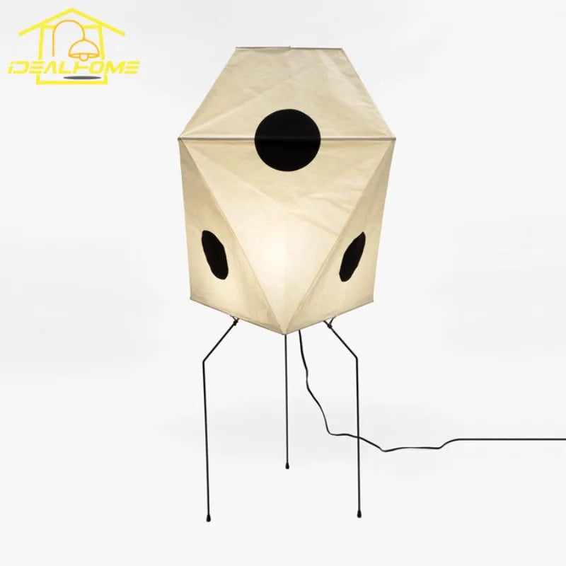 Afralia™ Noguchi Akari Wabi-sabi Floor Lamp LED E27 Rice Paper Stand Art Decor Home Living