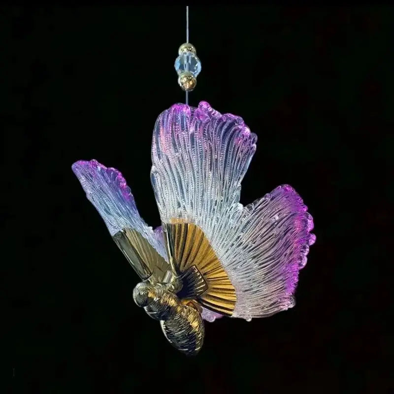 Afralia™ Luxe Bedside Lamp, Butterfly Pendant, Minimalist Living Room Bar Desk Light