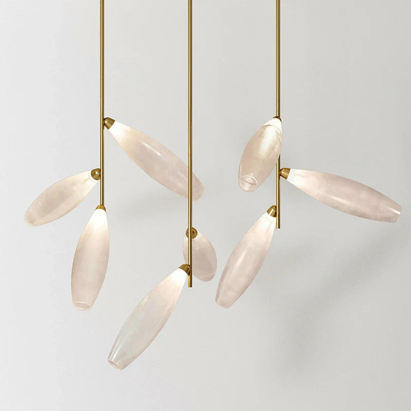 Afralia™ Elegant Glass LED Pendant Light for Living, Dining, Bedroom, Bar - Nordic Minimalist Design