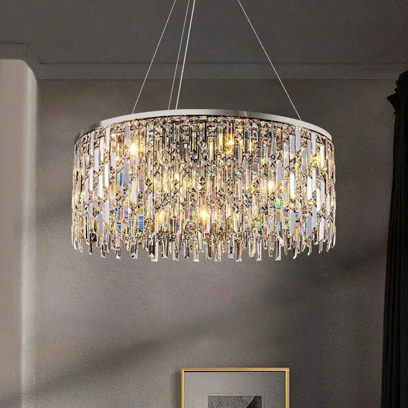 Afralia™ Luxury Chandeliers Living Room Ceiling Pendant Light Fixture