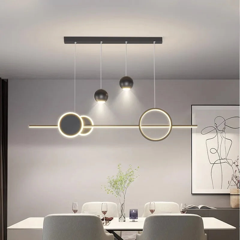 Afralia™ LED Pendant Light Chandeliers for Modern Home Decor and Indoor Lighting