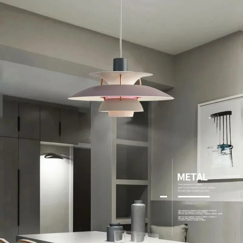 Afralia™ UFO 50 LED Pendant Light, High Quality Danish Design for Kitchen & Living Room