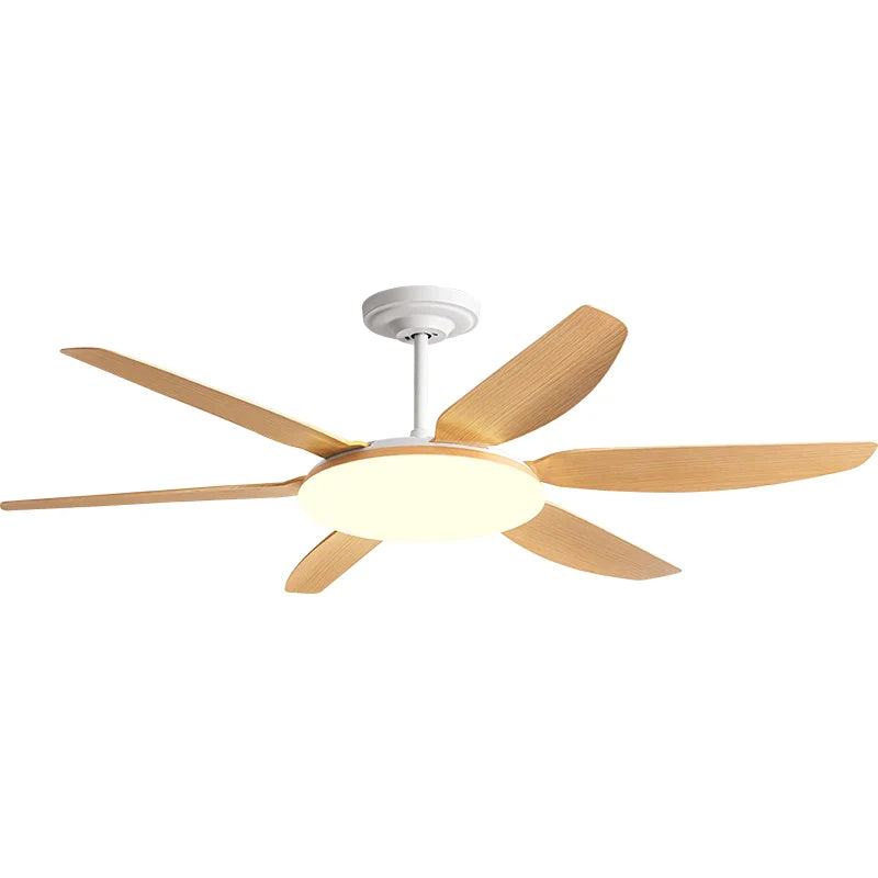 Afralia™ 63" DC Indoor Ceiling Fan Light New Style Strong Winds Chandelier