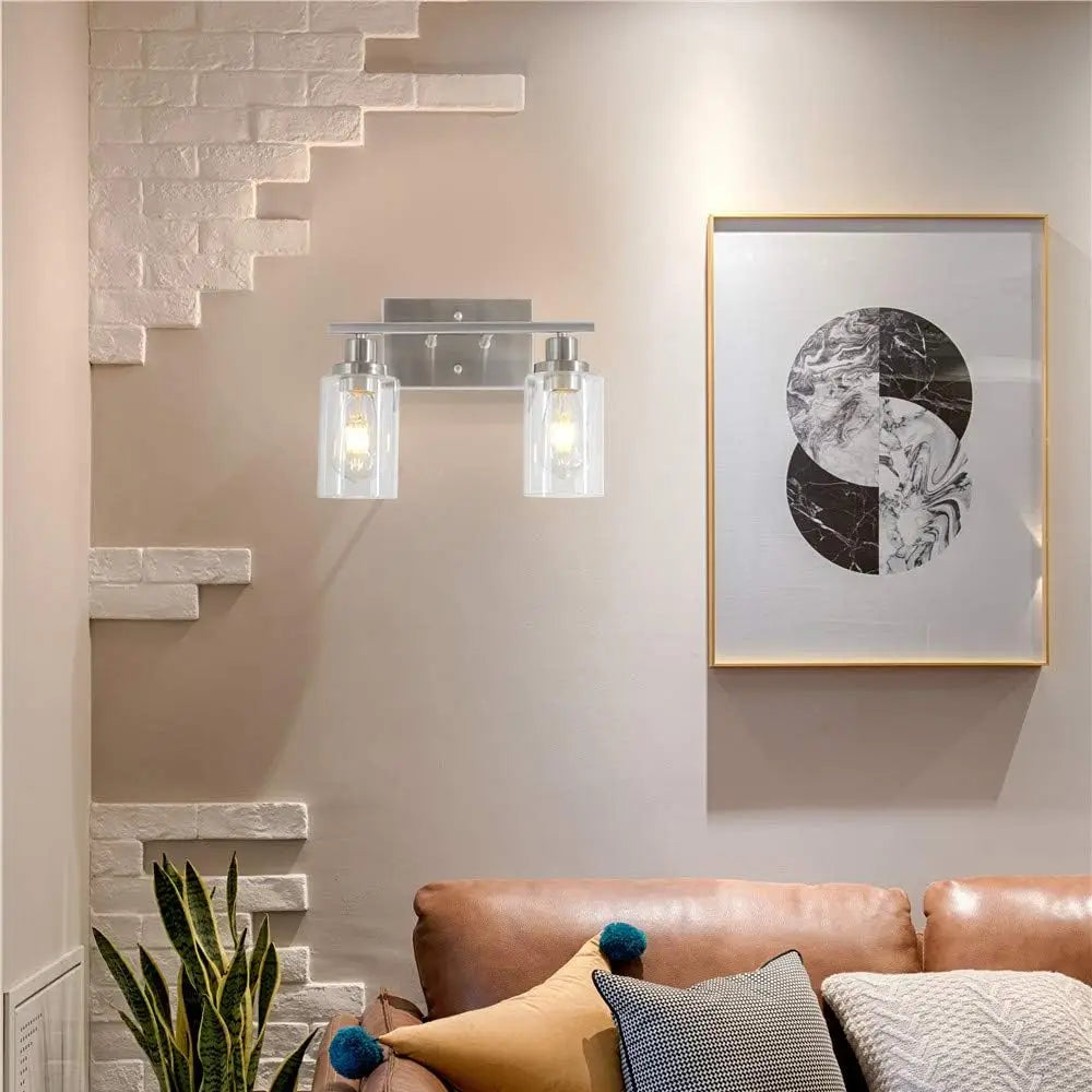 Afralia™ Glass Wall Lamp: Nordic Industrial LED Sconce for Living Bedroom, Kitchen, Dining - Modern Indoor Lighting