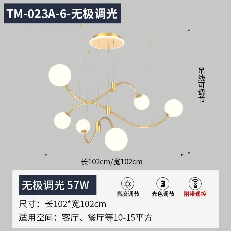 Afralia™ Nordic Modern Pendant Light for Living Room, Dining Room, Bedroom, Front Desk & Bar Counter