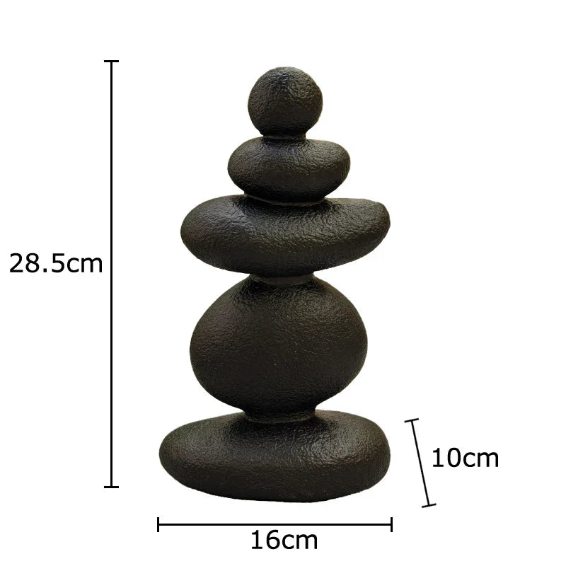 Afralia™ Stone Statue Desk Decoration Resin Sculpture Room Aesthetic Decor
