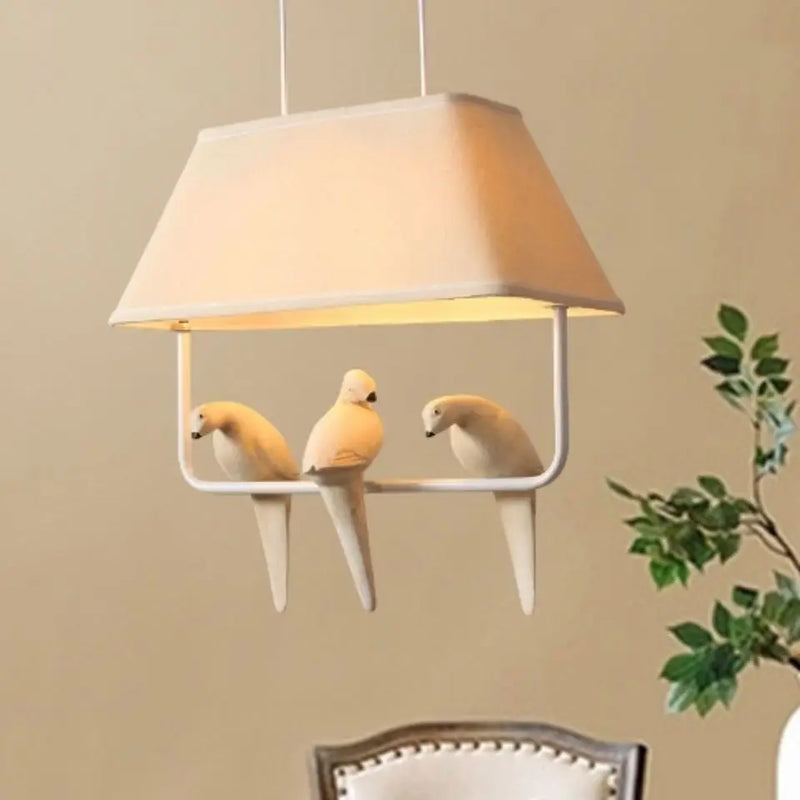 Afralia™ Bird Cloth Chandelier Ceiling Light - Creative Pendant, Dining Room & Home Decor