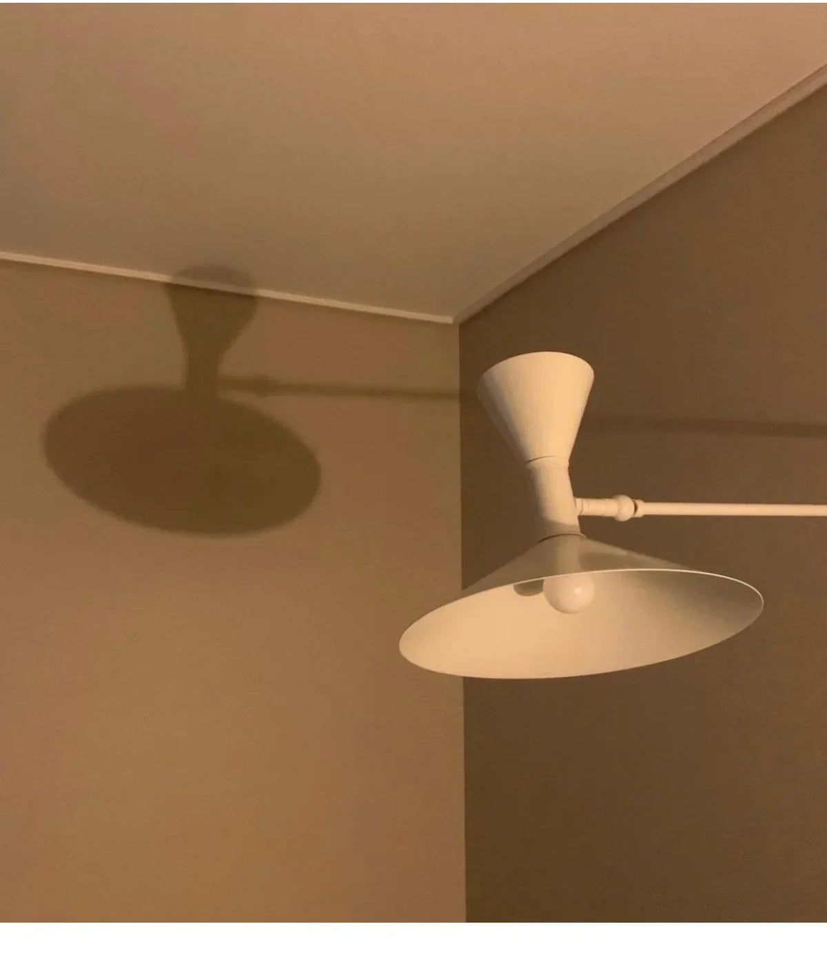 Afralia™ Nordic Rotatable Horn Wall Lamp for Creative Living Room