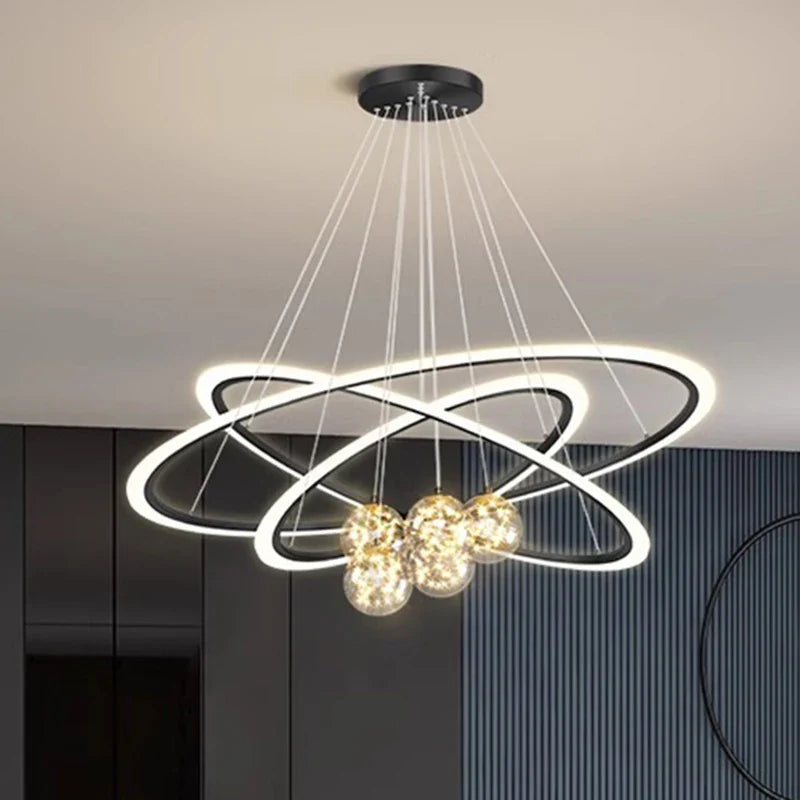 Afralia™ Modern Pendant Lights Indoor Lighting Chandelier Ceiling Lamp