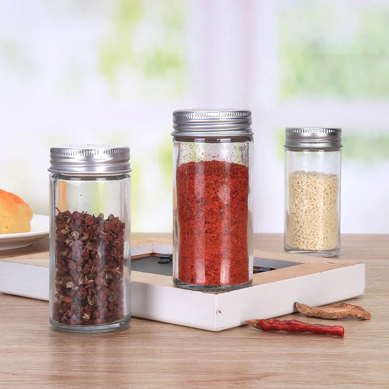 Afralia™ Spice Jar Set: Seasoning Bottles for Condiments and Spices