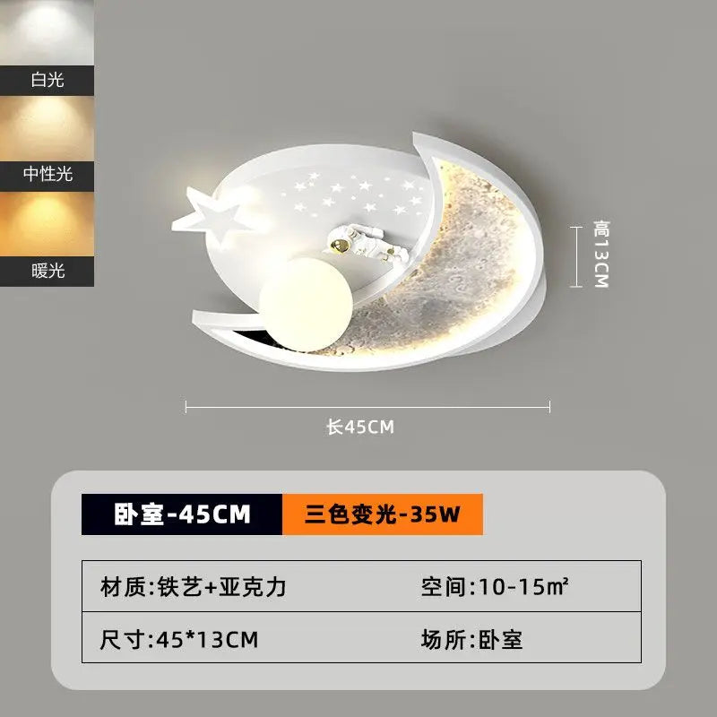 Afralia™ Cream Clouds Rainbow Ceiling Lamp for Children's Bedroom