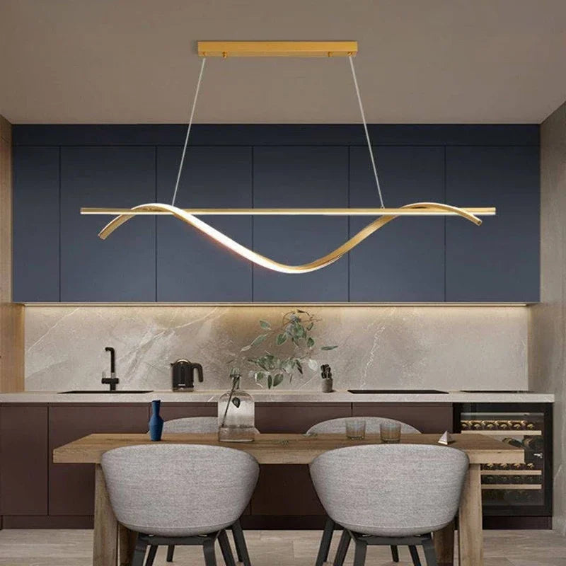 Afralia™ Modern LED Pendant Lamp | Sleek Illumination for Living and Dining Spaces