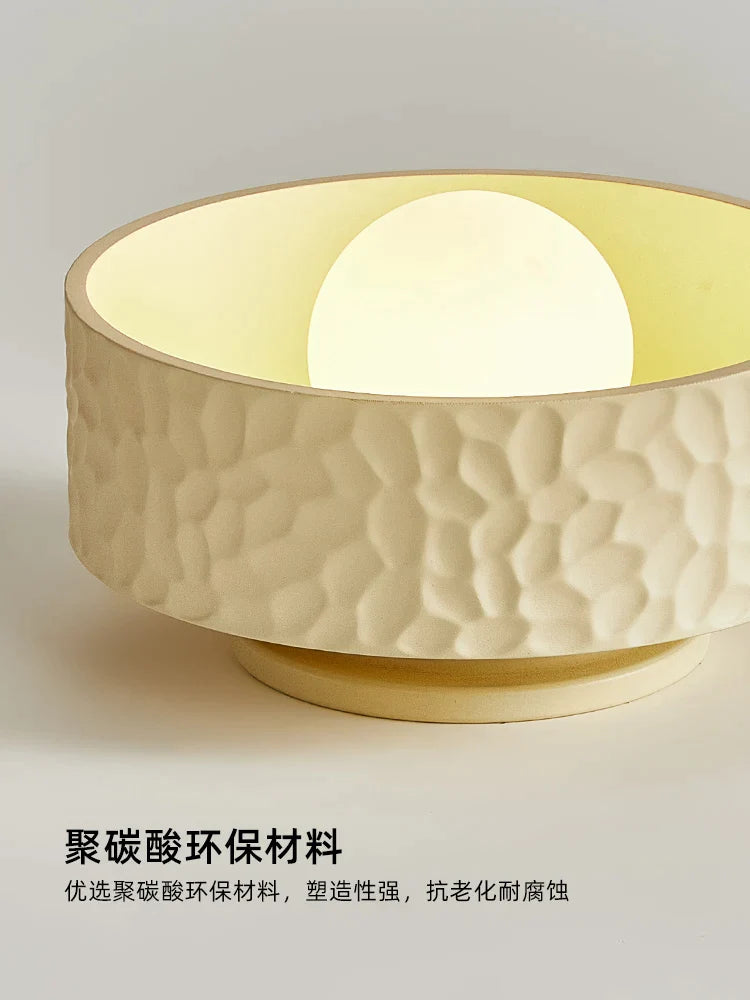 Afralia™ French Minimalist Cream Ceiling Light for Elegant Living Spaces