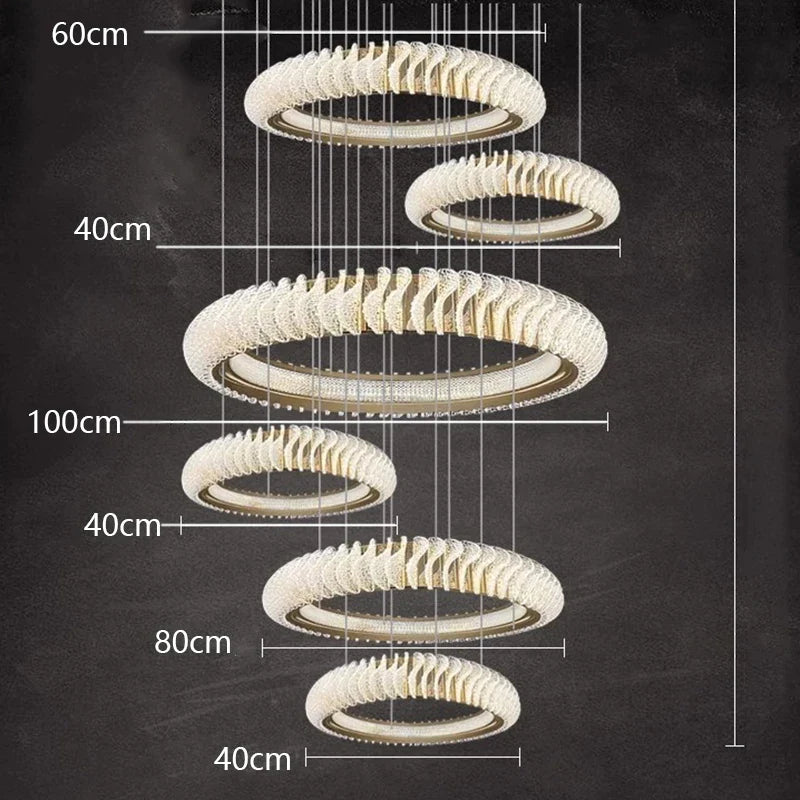 Afralia™ Crystal Chandelier: Elegant Living & Dining Room Pendant Lighting