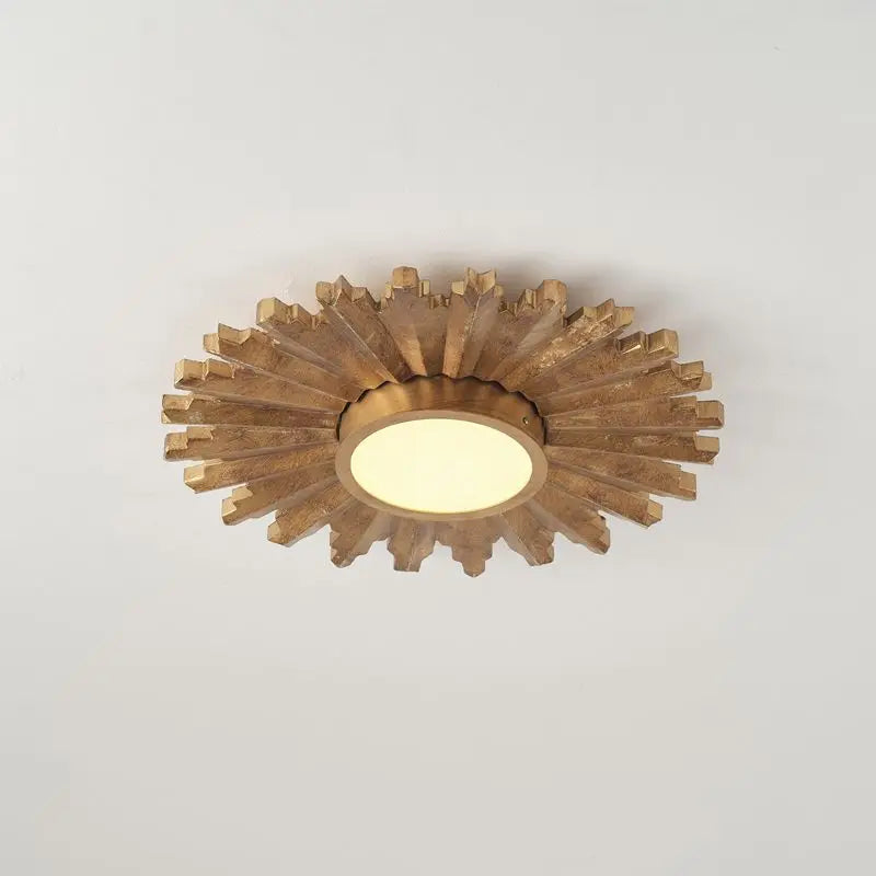 Afralia™ Retro Sun Ceiling Lamp - Designer Online Celebrity Dining Room Living Room Lighting