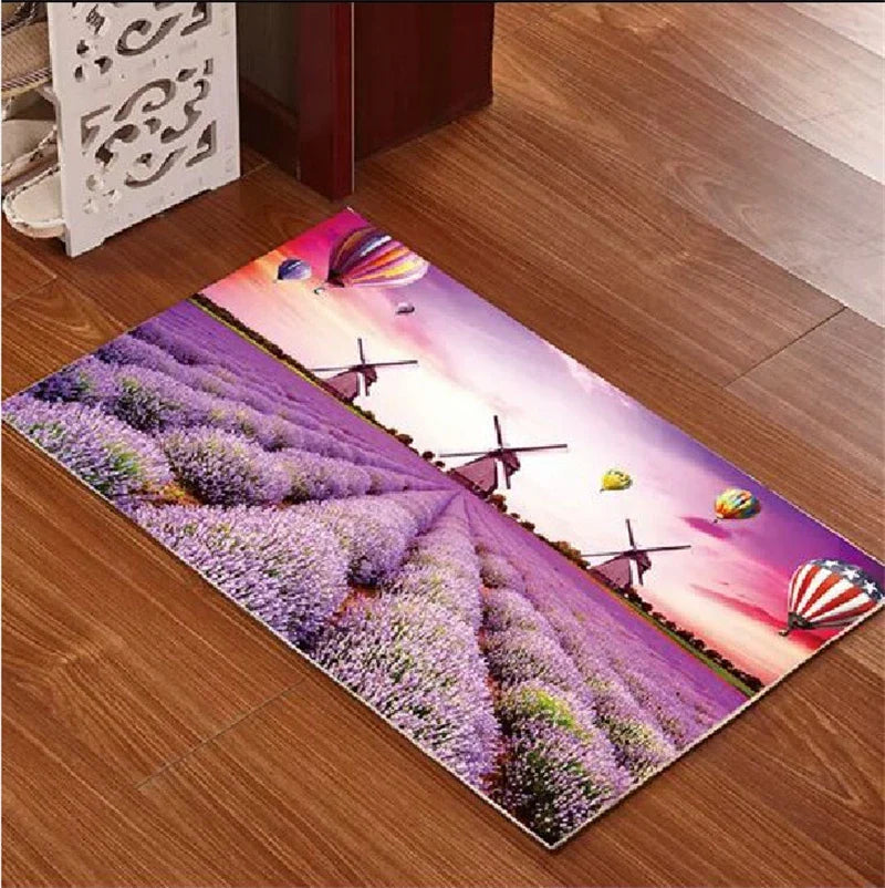 Afralia™ Underwater World Crystal Velvet Door Mat: Anti-Slip, Durable, Easy to Clean Rug